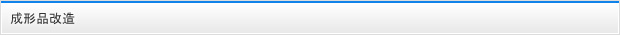 成形品改造